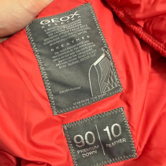 GEOX Respira Men's Down Puffer Short Jacket - Picture 7 of 7